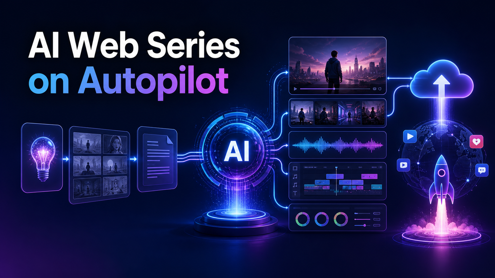 AI That Builds & Publishes Full Web Series Episodes on Autopilot