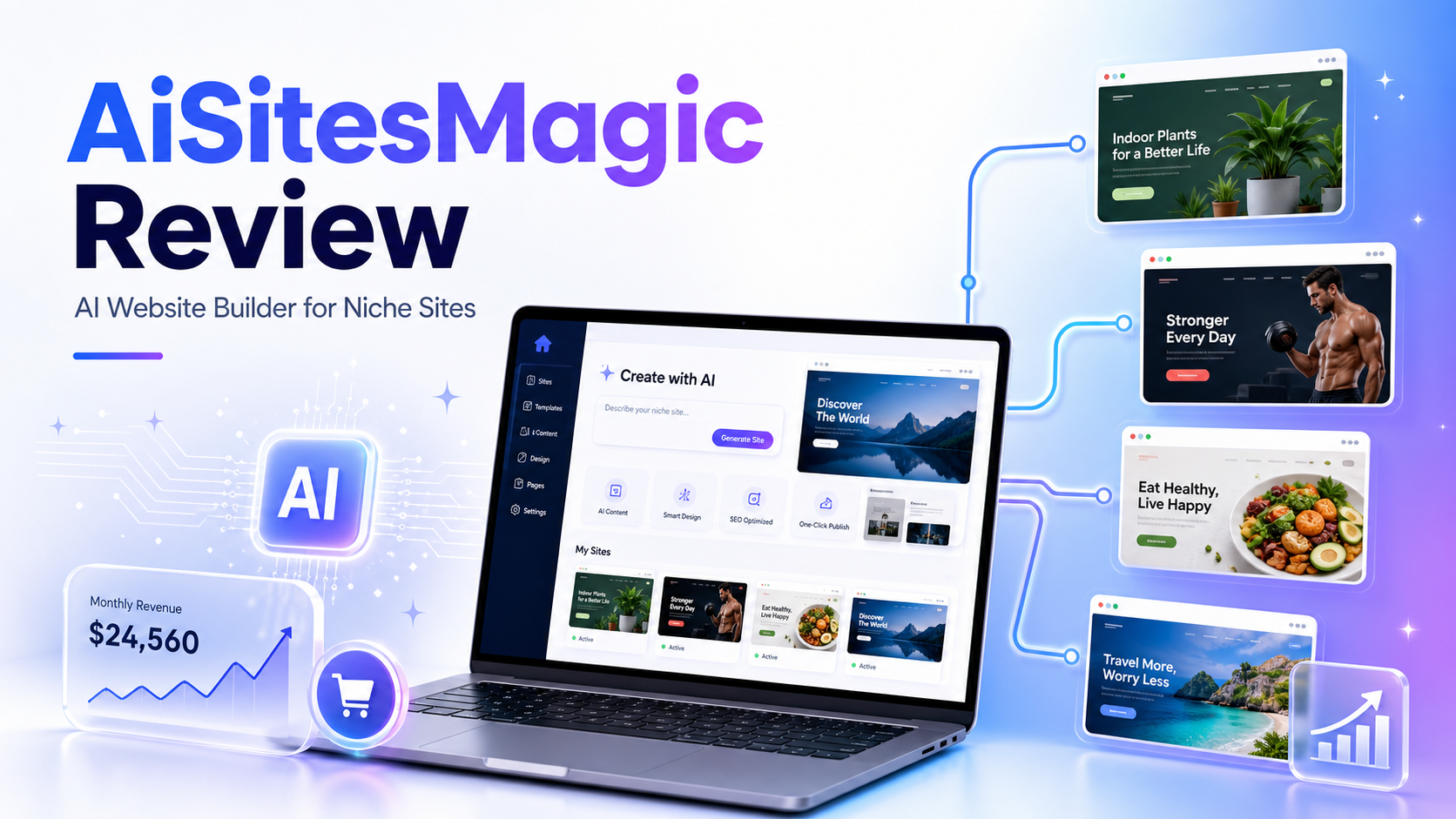 AiSitesMagic Review: An AI-Powered Multi-Tenancy Website Builder for Selling Niche Sites