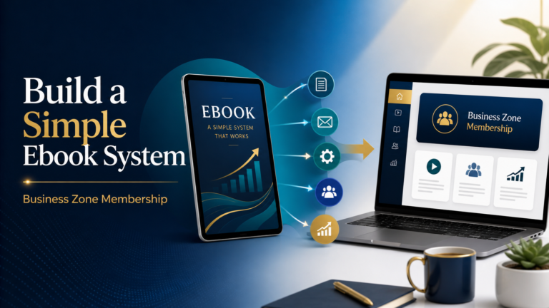 Build a Simple Ebook System and Become a Business Zone Member