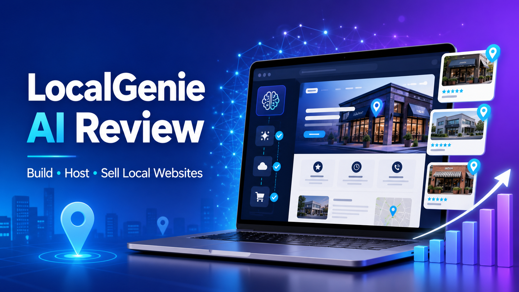 LocalGenie AI Review: Instantly Builds Hosts, and Sells AI-Optimized Local Websites