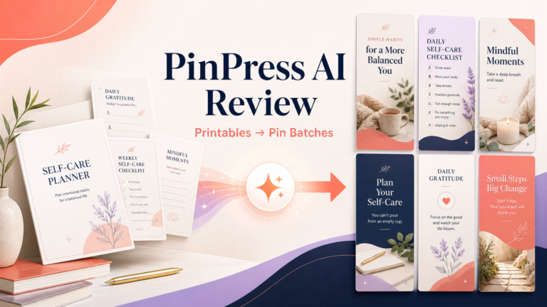 PinPress AI Review: Turn Existing Printables Into Pinterest Pin Batches