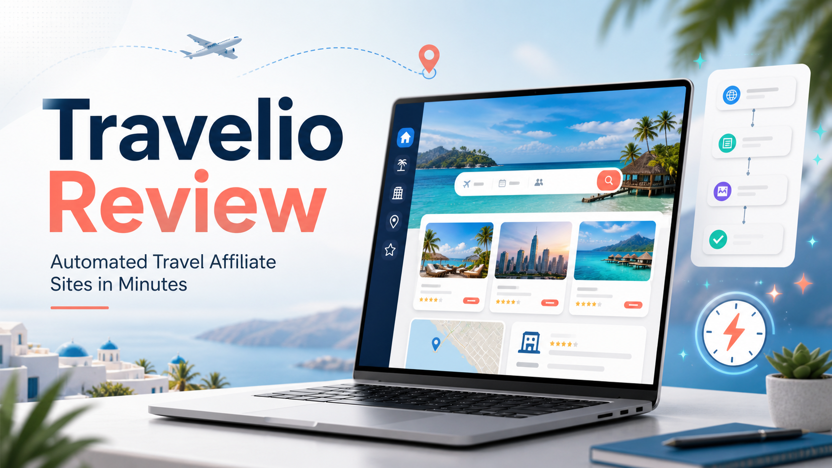 Travelio Review: Build an Automated Travel Affiliate Site in Minutes